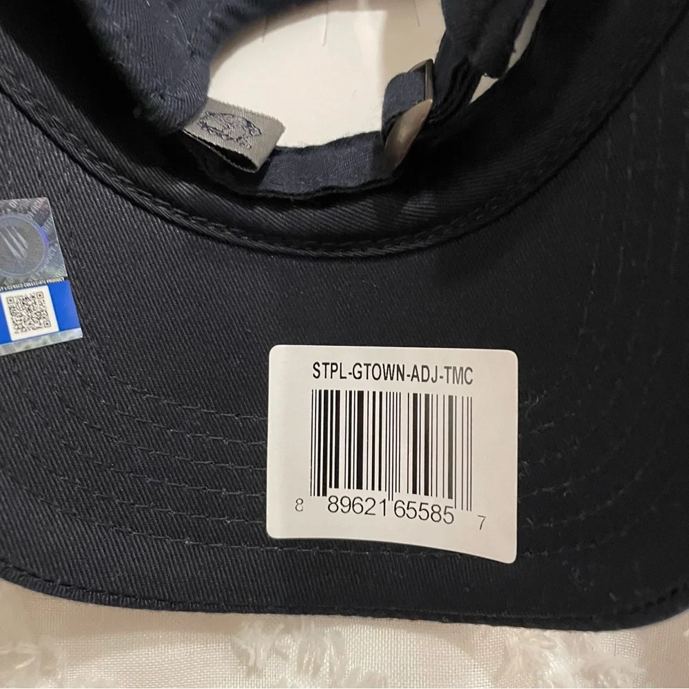 Georgetown Hoyas Embroidered G Baseball Hat Top of the World Navy hat - Picture 5 of 10